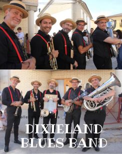 Dixieland Blues Band surge gracias a la inquietud de un grupo de músicos profesionales por el revival del estilo tradicional de New Orleans. La Dixieland Blues Band trae el sonido de los grupos callejeros de New Orleans de ayer y hoy (Hot 8 Brass Band, T