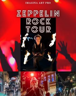 Zeppelin Rock Tour son 3 horas de actuación recorrerán las calles a ritmo de pop-rock, dando un repaso a todos los temas que en algún momento de tu vida te han puesto los pelos de punta.